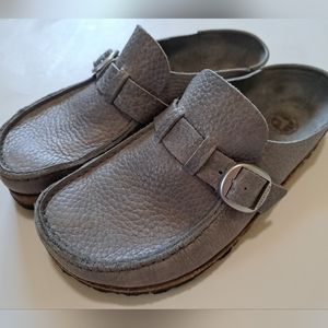 Birkenstock Buckley Pewter Silver Slip-On Loafer EUR 39 L8 M6